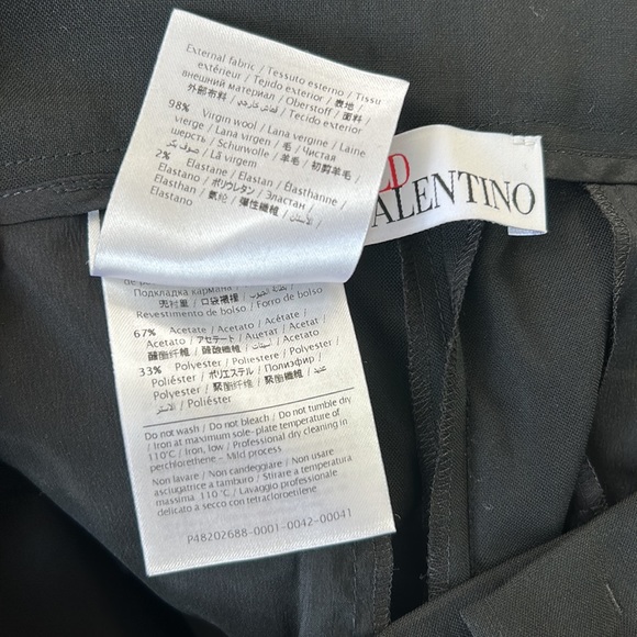 Red Valentino | Black Dress Pants - Picture 9 of 11